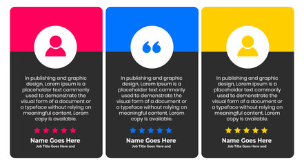 Creative Wed Testimonial banner, Quote , Infographic, Banner Template Editable Vector Illustration