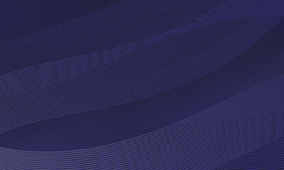 Naklejka premium Abstract futuristic modern stripe curve presentation background. Dynamic diagonal wave bending shapes composition in dark blue and purple colors with copy space. EPS10 vector.