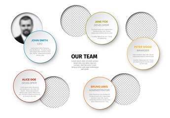 Meet our company team modern presentation template