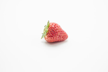 Fresh and delicious strawberries.Fresh strawberries on a white background.
