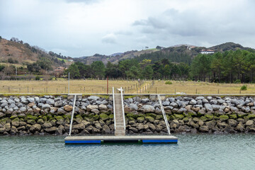 Pier in the Zumaia estuary