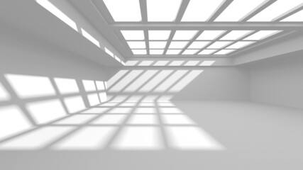 White Modern Background. Abstract Building Concept