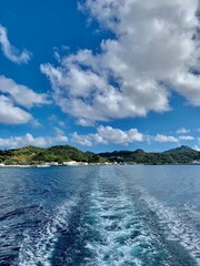 Obraz premium 小笠原諸島 母島 沖港 世界自然遺産 小笠原国立公園 小笠原 東京