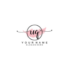 UQ initial Luxury logo design collection