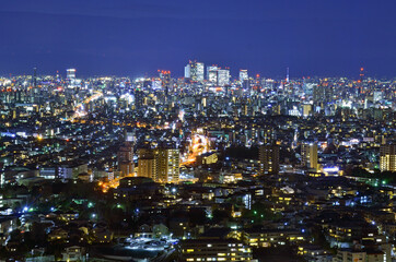 Night view of Nagoya City, Japan
