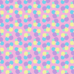 Flower patterns background 