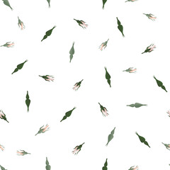 Floral seamless pattern. Plant texture for fabric, wrapping, wallpaper and paper.