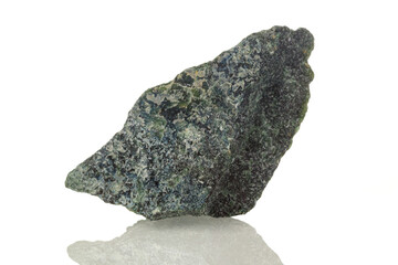 macro mineral stone Dumortierite on a white background