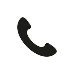 Handset Call icon illustration. Phone or telephone.