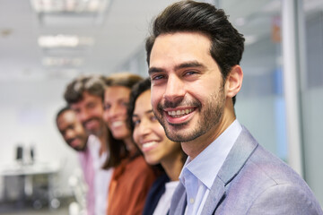 Group of successful business people as a start-up team