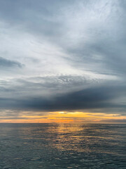 Naklejka na ściany i meble sunset over the ocean