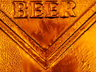 Bierglas Nahaufnahme