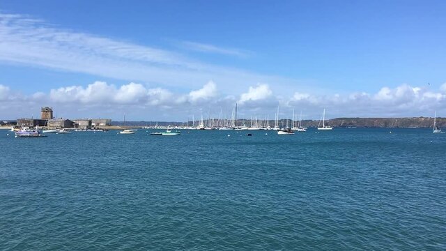 Camaret sur Mer, Brittany, France, harbour and coast
