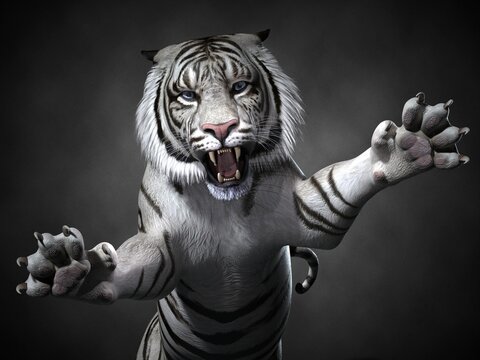 Cool 3D Tiger Wallpaper