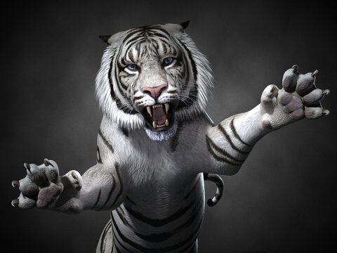 3D Tiger Images – Browse 17,860 Stock Photos, Vectors, and Video