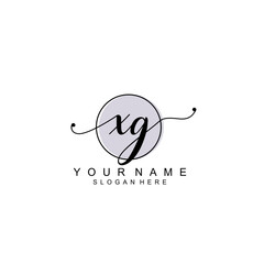 XG initial Luxury logo design collection