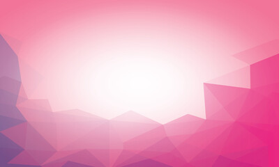 Light pink polygon mosaic background, light pink, light green, vector illustration, business design template. bright concept.