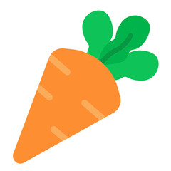 Carrot logo icon vector illustration