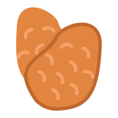  potato icon vector logo modern flat style