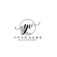 YV initial Luxury logo design collection