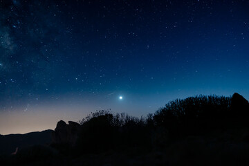 night sky milkyway in Tenerife