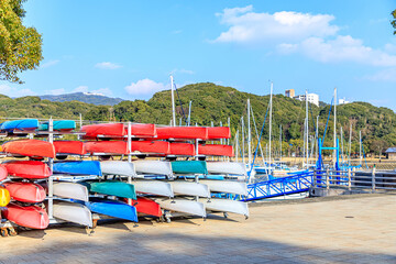 九十九島パールシーリゾート　カヌー　長崎県佐世保市　Kujukushima Pearl Sea Resort. Canoe. Nagasaki-ken Sasebo city