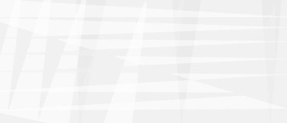 White background wide, neutral geometric wallpaper splash, abstract triangular mosaic. Minimal gray website template, light gradient design, vector illustration.