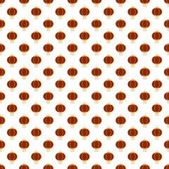 Seamless red Chinese lantern pattern background