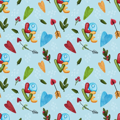 valentines day, seamless, romantic, heart, art, background, decor, decoration, decorative, design, drawing, fabric, gift, happiness, happy, holiday, illustration, love, love letter, pattern, present, 