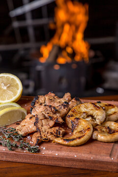 achuras chinchulines sweetbreads with lemon ready to eat