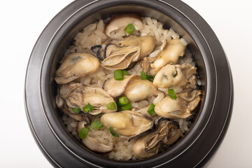 牡蠣釜飯　牡蠣の炊き込みご飯
