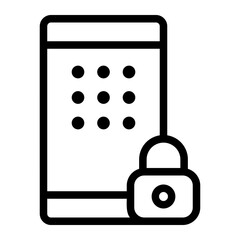 passcode line icon