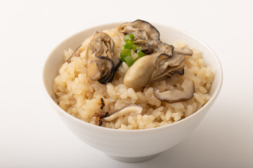 牡蠣飯　牡蠣の炊き込みご飯