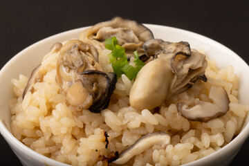 牡蠣飯　牡蠣の炊き込みご飯