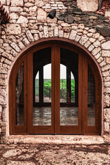 arch door old stone