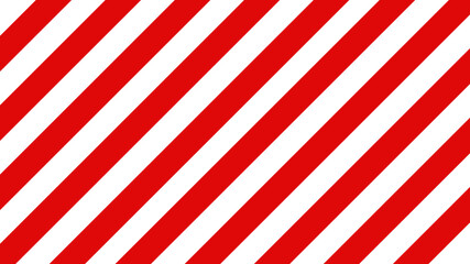 Red and White stripe pattern background for hazard restrict area sign.