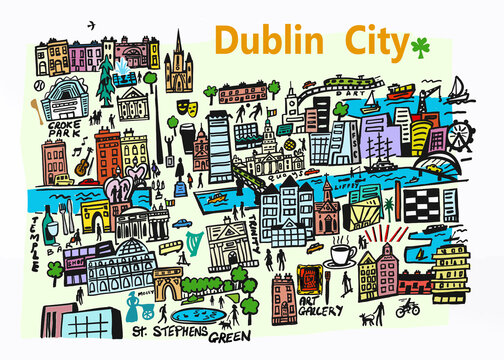 Dublin City Drawing