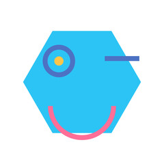 Obraz premium Basic Shape Emoticon
