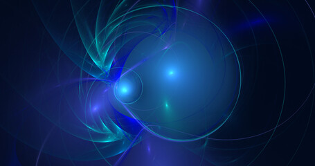 Abstract holiday background. Abstract colorful fiery shapes. 3d rendering fantasy light background. Digital fractal art wallpaper. Computer art.	