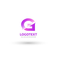 Letter G logo. colorful gradient letter logo