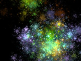 Imaginatory fractal abstract background Image