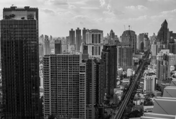 The Cityscape of Bangkok Thailand Southeast Asia