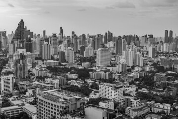Naklejka premium The Cityscape of Bangkok Thailand Southeast Asia
