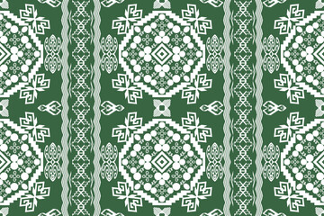 Beautiful geometric ethnic art pattern traditional. Design for carpet,wallpaper,clothing,wrapping,batik,fabric,Vector illustration. Figure tribal embroidery style.