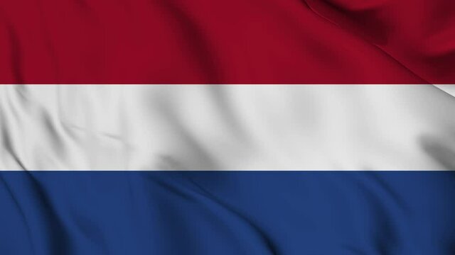 Flag of Netherlands. High quality 4K resolution	