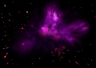 Obraz premium Being shone nebula
