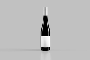 BLANK WINE BOTTLE MOCKUP