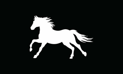Obraz na płótnie Canvas horse logo vector