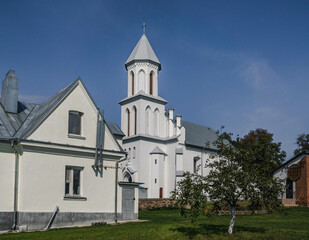 Fototapeta na wymiar Church of St. Casimir is a catholic church in the agro-town Vselyub. Belarus