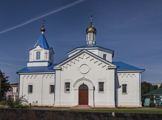 Fototapeta na wymiar Church of the Ascension in Ashmyany. Belarus